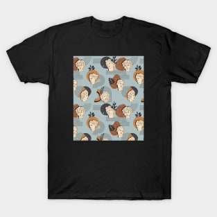 Greek pattern blue T-Shirt